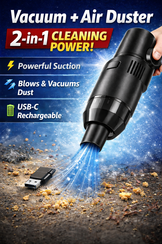Portable Air Duster Wireless Vacuum Cleaner